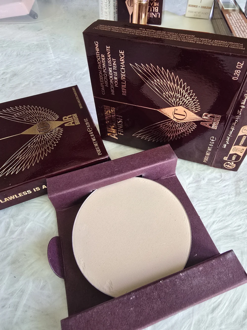Charlotte Tilbury Airbrush Flawless Finish Pressed Powder 2 Medium - Plus Refill